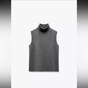 Zara Soft High Collar Top